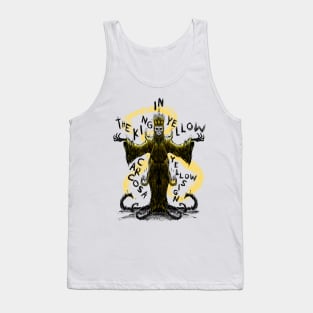 The Reign of Madness: Hastur The King in Yellow Design Tank Top